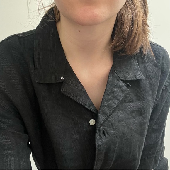 Black Banana Republic Linen Shirt - Picture 9 of 16